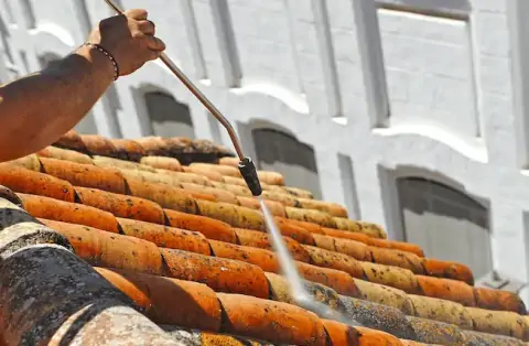 Nettoyage de toitures - Baule